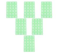Veemoon Lot de 6 Tapis de Protection Verts pour Cage de Petits Animaux, Coussinets Antidérapants Perforés, Respirants et Faciles à Nettoyer, Adaptés pour Lapins, Couleur Couleur Aléatoire