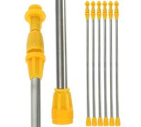 Veemoon Lot de 6 Tiges Télescopiques en Inox 852, Rallonge de Pulvérisateur Réglable 45-80 Cm, Accessoires D'irrigation pour Jardin, Tige de Pulvérisation Agricole Légère et Extensible,