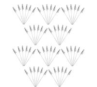 Veemoon Lot de 60 Pinces Crocodiles en Alliage Métallique 95 MM avec Câble Acier Pinces Multifonctions pour Photos Maquettes et Loisirs Créatifs Porte-Pinces Décoratifs pour Atelier et