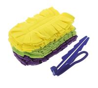 Veemoon Lot de 7 Lingettes Plumeau Réutilisables et Lavables en Microfibre pour Dépoussiérage Sec et Humide, Têtes de Rechange Multi-surfaces pour Nettoyage Maison, Bureau et Voiture,