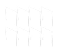 Veemoon Lot de 8 Arceaux Métalliques de Croquet Standard en Fil de Fer Robuste, Taille Moyenne, pour Jeux Extérieurs et Jardin, Ensemble Multifonctionnel pour Croquet, Gateball