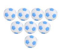 Veemoon Lot de 8 Ballons de Football de Bureau 32 Mm, Mini de Foot Remplaçables Bleu Ciel et Blanc, Accessoires pour Jeux de Foot de Table, Fournitures pour Jeux D’Arcade et Société