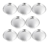 Veemoon Lot de 8 Boutons de Mécaniques de Guitare en Métal Argenté Vis et Rondelles Compatibles Guitare Acoustique et Basse Pièces de Rechange et Mécaniques Autobloquantes Accessoires