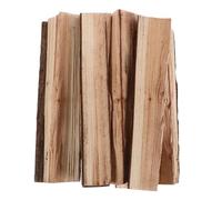 Veemoon Lot de 8 bûches décoratives pour table | Bûches de bois de 22 cm pour foyer extérieur | Bois décoratif pour brasero de jardin, idéal pour Noël et le Nouvel An