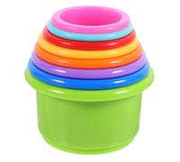 Veemoon Lot de 8 Gobelets Empilables en Plastique Colorés pour Lapins Lapin D'extérieur et Gobelet Cachette pour Jeux et Enrichissement Mental Réutilisable