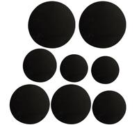 Veemoon Lot de 8 Pads Sourdine pour Batterie en Mousse 12-13-14-16 Pouces Réutilisables Anti-Bruit et Amortisseurs pour Entraînement Percussion Accessoires Silencieux pour Usage