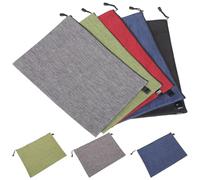 Veemoon Lot de 8 Pochettes à Dossiers en Tissu Oxford Fermeture Éclair, Résistant la Déchirure, pour Organiser Documents Professionnels la Maison L'école Couleur Couleur Aléatoire