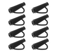 Veemoon Lot de 8 Protège-cordon Flexible Anti-pliure pour Sèche-cheveux, Gaine Résistante Haute Température en Plastique Solide, Accessoire pour Cordon D’alimentation,