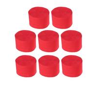 Veemoon Lot de 8 Rouleaux de Papier Froissé Rouge Foncé pour Décoration de Fête Papier Crépon 100% Polyvalent Banderoles Festives pour Noël Anniversaires et Bricolage Rubans Crêpe