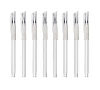 Veemoon Lot de 8 Stylos Marqueurs pour Peau Waterproof Pointe Fine en Plastique, pour Tatouages et Piercing, Tracé Précis et Net