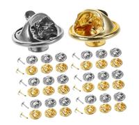 Veemoon Lot De 80 Épingles À Chapeau De Rechange Pour Épingles À Chapeau Fermoir Artisanal Plaque De Manche De Guitare Cravate Chaîne De Cravate Pour Homme