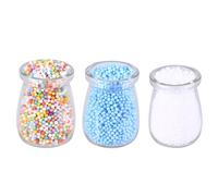 Veemoon Lot de Mini Boules de Mousse Colorée Légères en Écume pour Fournitures de Bricolage Diy, pour Décoration de Fête et Arts Créatifs Couleur Aléatoire