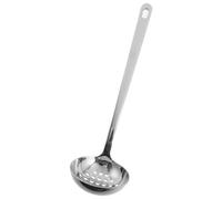 Veemoon Louche à Égoutter en Acier Inoxydable 304 Grosse Louche Perforée 7 CM Ustensile Cuisine Ménager Réutilisable pour Filtrer Soupes et Sauces Colorée Renforcée