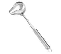 Veemoon Louche à Sauce en Acier Inoxydable avec Bec Verseur Mini-Louche 10 CM Cuillère à Soupe Multifonction Cuisine pour Vinaigrettes et Sauces Ustensile Cuisine Professionnel