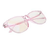 Veemoon Lunettes Rondes Transparentes Anti-Lumière Bleue Unisexes Monture Légère en Plastique Protection Oculaire pour Ordinateur et Bureau Filtre Anti-Reflets Confort Longue Durée