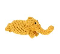 Veemoon Mâcher pour Chien Corde de Coton Éléphant Tressé Main Dentaire Interactif pour Soins des Dents et Nettoyage Léger et Portable pour Animaux de Compagnie