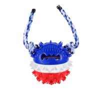 Veemoon Mâcher pour Chien Résistant en TPR Rond, Design Créatif, Attire L'attention de L'animal, pour Nettoyer Les Dents, Présent pour Propriétaires de Chiens