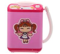 Veemoon Machine Électrique Mini Nettoyage Pinceaux Maquillage Compacte Automatique Femme Voyage Portable Rose