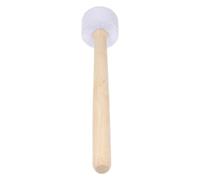 Veemoon Maillet de Bol Chantant Tibétain Portable en Bois et Silicone Surface Lisse, pour Collection Personnelle et Fêtes