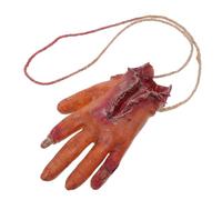 Veemoon Main Cassée Petite Taille Réaliste en Plastique Résistant UV, Accessoire de Farce Halloween et Décoration de Fête Effrayante pour Ambiance Hantée, Fausse Partie du Corps