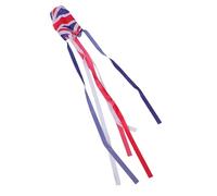 Veemoon Manche à Air Drapeau Britannique en Polyester, 150cm, Extérieur | Résistant aux Intempéries, Indique la Direction du Vent, Rayé Bleu, Installation Facile pour Patios et Espaces Extérieurs