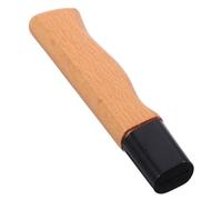 Veemoon Manche de Rechange pour Couteau Cuisine en Bois Massif de Hêtre Noir Grand Modèle à Prise Ferme Accessoires de Réparation pour Couteaux de Chef Bricolage et Remplacement Facile