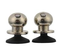 Veemoon Manette de Jeu en Cuivre et Silicone Haute Sensibilité 2pcs Argenté pour Téléphone et Tablette pour Jouer aux Jeux Mobiles
