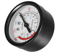 Veemoon Manomètre à Air 1/4 34 Vertical pour Compresseur sans Huile Manomètre de Test de Pression Industriel Outil de Mesure de Pression Précis pour Compresseur D’air Accessoire