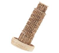 Veemoon Maquette Miniature Tour de Pise en Résine Décoration Architecturale Italienne Modèle de Bâtiment pour Décoration Intérieure Présent Original pour Pendaison de Crémaillère