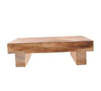 Veemoon Marchepied Bois Large Antidérapant pour Personnes Âgées Ergonomique Léger pour Bureau Salon et Chambre Soutien Posture Assise Confortable