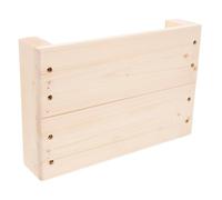 Veemoon Marchepied en Bois pour Chambre et Bureau, Tabouret Bas Facile à Transporter Ranger, Plateforme Solide de 30x20x6 Cm pour Usage Intérieur et Extérieur