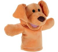 Veemoon Marionnette à Main Chien Peluche Interactif Bouche Mobile, Créatif en Peluche Douce pour Raconter des Histoires, Marionnette Animale Parent-garçon et Filles pour Jeu Éducatif