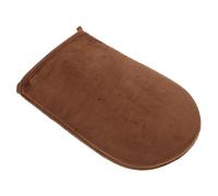Veemoon Marron Moufles Autobronzant, Application Uniforme de Lotion Corporelle, Applicateur de Bronzage Dos, Flanelle et Éponge, Absorption Améliorée, Anti-irritation