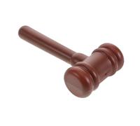 Veemoon Marteau de Juge en Plastique Miniature pour Garçon et Filles 1Pcs Accessoire de Costume de Justice Outil Pédagogique Jeu de Rôle Engagé pour École et Loisirs