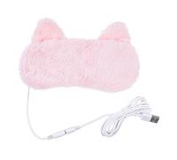 Veemoon Masque Chauffant USB Yeux 3D Fatigue Oculaire Écran Sombre Confortable pour Sommeil 1 Pièce
