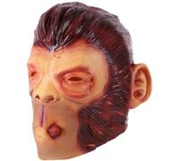 Veemoon Masque De Singe En Latex - Tête Complète Effrayante Pour Halloween - Costume De Fête Pour Adultes Et Enfants Idéal Pour Des Déguisées Et Des Événements Ludiques