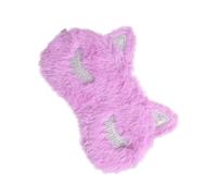 Veemoon Masque de Sommeil Licorne Peluche Violet et Confortable pour Yeux Cache Œil Nocturne pour Voyages Travail Siestes