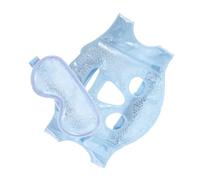 Veemoon Masque de Visage Glacé et Masque pour Yeux Refroidissant Froides pour Yeux Circulation Sanguine Soulagement des Maux de Tête et Soin Peau Ajustable Ergonomique