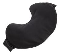 Veemoon Masque Oculaire en Soie et Coton Noir pour Sommeil Profond, Masque de Sommeil Confortable Qui Épouse Parfaitement le Visage, pour Hôtels et Repos sans Lumière