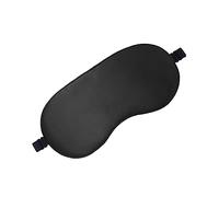 Veemoon Masque Yeux Nuit Sommeil Bandeau Élastique Soie Mûrier Dormir Voyager Noir