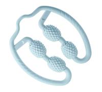 Veemoon Masseur De Jambes à Quatre Roues Roller De Massage Musculaire Portable Pour Yoga Anneau Pince Jambe Relaxant Récupération Fitness