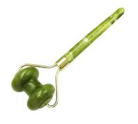 Veemoon Masseur Facial Rouleau de Jade Naturel Double Tête Outil de Massage Soins Peau Rouleau de Beauté Portable Léger Massage Visage Anti-Âge Usage Voyage Confort Peau
