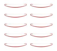 Veemoon Mât de Drapeau Manuel Portable 24 Cm Rouge Lot de 10 Pièces pour Bannière du Parti et Drapeau de Marketing Remplacement Portatif pour Rallyes et Événements en Extérieur