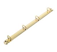 Veemoon Mécanisme de Reliure à Anneaux Métalliques 4 Trous A4 Doré, Peignes de Reliure en Fer Robuste 2 Cm, Kit de Remplacement pour Classeurs, Organiseurs et Carnets de Bureau