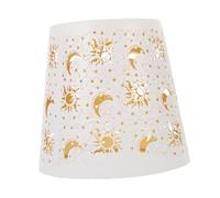 Veemoon Metal Lampshade Star Moon Hollow Out Design For Sitting Lounge Bedroom -cut Metal Shade With Artistic Light Diffusion And Easy Installation