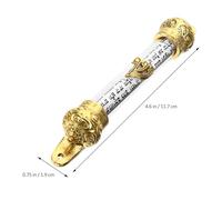 Veemoon Mezouza de Porte en Métal Décorative Parchemin Biblique, Mezouza Judaïque Artisanale, Finition Vintage, pour Porte D’entrée, Présent Religieux de Mitzvah Juive