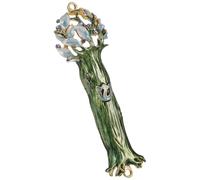 Veemoon Mezouza Religieuse en Alliage pour Porte D’Entrée, Décoration Murale Vintage, Symbole de Bénédiction Juive, Ornement de Pilier de Portail, Mezouza de Maison Pratique et Légère,