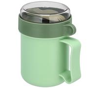 Veemoon Micro-Ondes Soupe Tasse, Tasse Yaourt Joint Avec Couvercle avec Couvercle Et Cuillère Soupe À- Aller Conteneur Réutilisable Céréales avec pour Les Nouilles Céréales Chaudes Et Plus