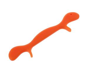 Veemoon Mini Correcteur en Silicone Orange pour Entraînement des Lèvres, Resserreur des Muscles Bouche, Affineur Visage pour Exercices Anti-rides et Amélioration Prononciation
