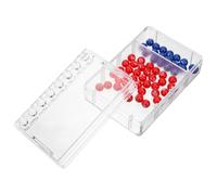 Veemoon Mini Machine à Loterie Manuelle Transparente, Petite Taille Légère, Sélecteur de Nombres pour Fête, Jeu de Société, Accessoire Ludique pour Tirage au Sort et Loto, de Loterie